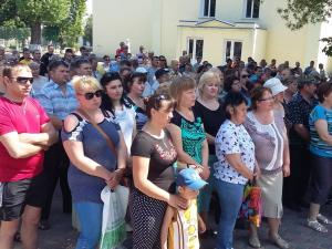 Новина У Помічній півтисячі залізничників висловили незгоду з частковим закриттям локомотивного депо (ФОТО) Ранкове місто. Кропивницький