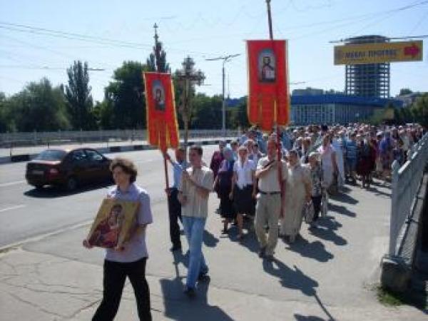 Новина В Кировограде прошел крестный ход Ранкове місто. Кропивницький