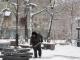 С самого утра Донецк укрыт снегом