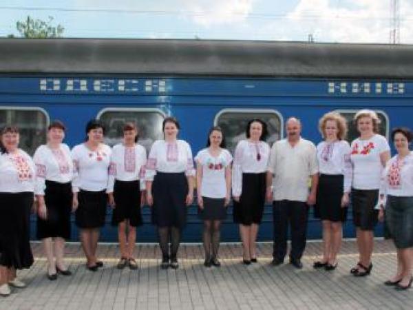 Новина Працівники Одеської магістралі відзначили Всесвітній день вишиванки Ранкове місто. Кропивницький