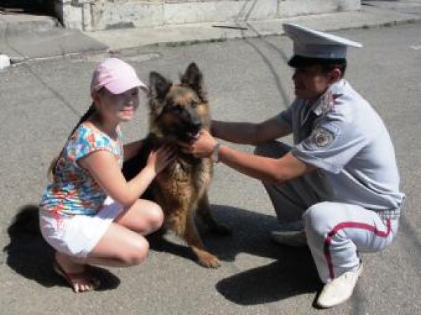 Новина Милиционеры познакомили детей со своими четвероногими помощниками Ранкове місто. Кропивницький