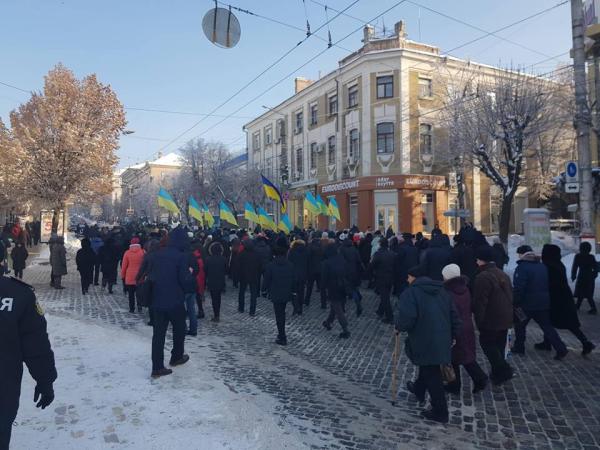 Новина До відзначення Дня Соборності у Кропивницькому долучилися півтисячі містян (ФОТО) Ранкове місто. Кропивницький