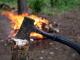 Зверское убийство в Донецке: мужчину зарубали топором, а потом сожгли