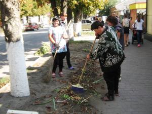 Новина Як кропивницькі безробітні підробляють під час прибирання міста Ранкове місто. Кропивницький