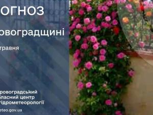 Новина Прогноз погоди на 25 травня по Кіровоградщині Ранкове місто. Кропивницький