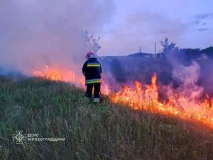 Новина Кіровоградщина: за добу рятувальники ліквідували більше десяти пожеж на відкритій території Ранкове місто. Кропивницький