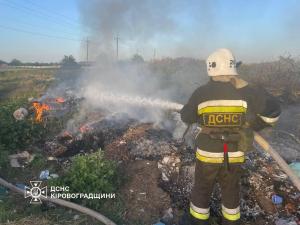 Новина Кіровоградська область: рятувальники загасили дванадцять пожеж на відкритих територіях Ранкове місто. Кропивницький