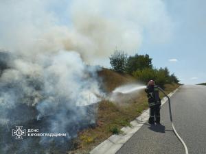 Новина Рятувальники ліквідували 36 пожеж сухої рослинності та сміття на території області Ранкове місто. Кропивницький