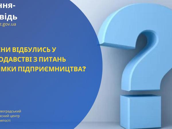 Новина Які зміни відбулись у законодавстві з питань підтримки підприємництва? Ранкове місто. Кропивницький