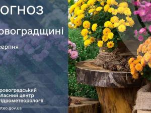 Новина Прогноз погоди на 13 серпня по Кіровоградщині Ранкове місто. Кропивницький