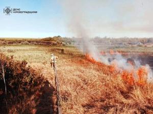 Новина Кетрисанівська громада: ліквідовано пожежу сухої трави на відкритій місцевості Ранкове місто. Кропивницький