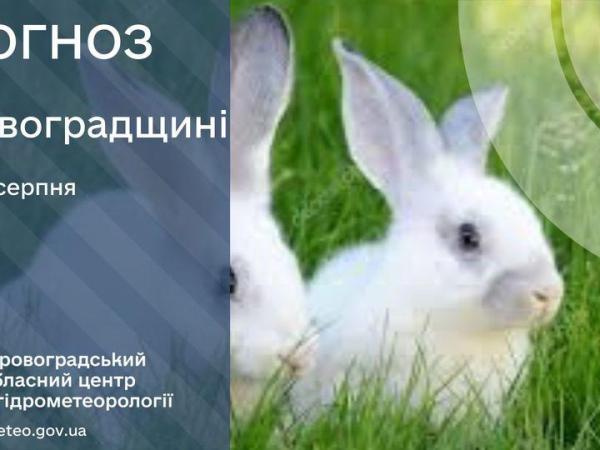 Новина Прогноз погоди на 31 серпня по Кіровоградщині Ранкове місто. Кропивницький