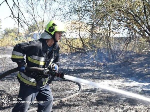 Новина Кіровоградська область: рятувальники загасили 35 займань на відкритих територіях, на одній з яких травмовано людину Ранкове місто. Кропивницький